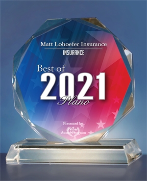 Image of Matt Lohoefer Insurance Receives 2021 Best of Plano Award